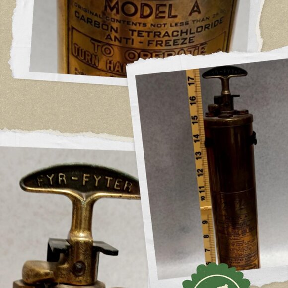 Antique collector's find fire equipment